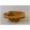 Image 7 : Wooden Frame - Plate Holder - Collapsible Apple Bowl - Shelves
