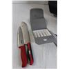 Image 3 : (7) Kitchen Knives (Holder for 3), Misc.