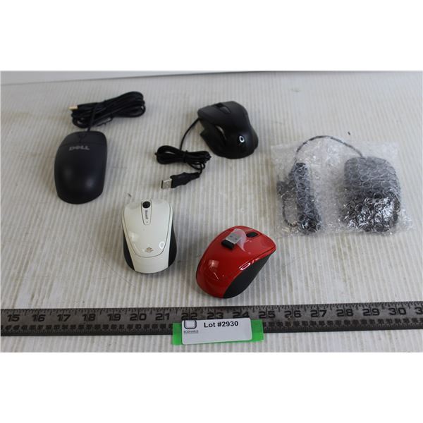 (5) Computer Mice (1 Sealed) - Bodnarus Auctioneering