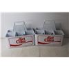 Image 4 : (2) Plastic Diet Coke Bottle Carriers