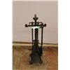 Image 1 : *Cast Iron Fireplace Tool Set with Stand