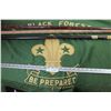 Image 2 : 2nd Black Forest Flag - Be Prepared - w/Flag Poles & Case