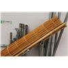 Image 5 : *(2) Sets of Tent Poles - Bamboo Blinds (damages - 60 1/2" w)