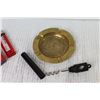 Image 3 : Cigar - Cork Screw - BrassAshtray - (3) Lighters