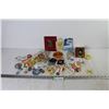 Image 1 : Container of Pins & Badges