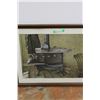 Image 3 : *Framed Wood Stove Picture - 28 x 34"