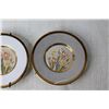 Image 3 : (2) 24K Gold Oriental Etched Plates