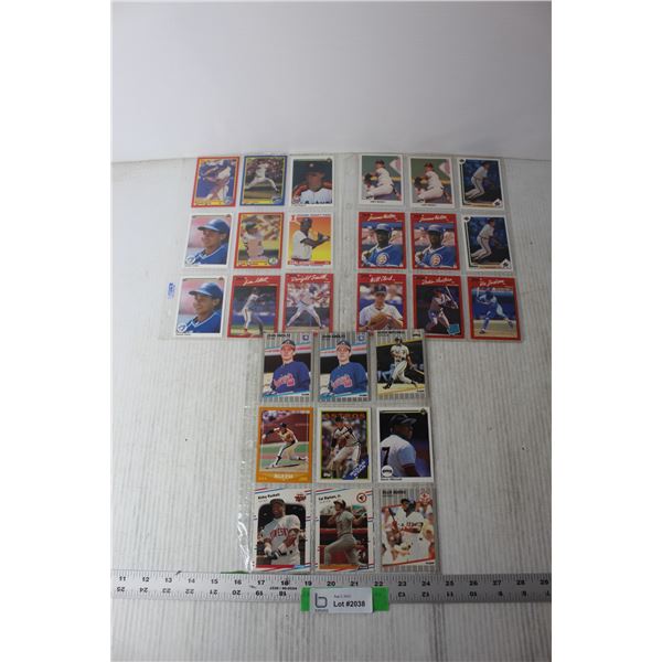 (18) Assorted Baseball Trading Cards