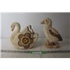 Image 1 : (2) Shell Bird Ornaments