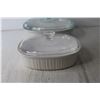 Image 2 : (2) French White Casserole Dishes