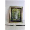 Image 1 : Forest Framed Painting (18" x 21 1/2")