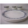 Image 2 : Corelle-Old Town Blue Style Dinnerware-Complete Setting for (4) except missing one cup