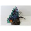 Image 2 : Stained Glass Butterfly Lamp (working)