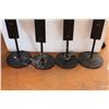 Image 2 : (4) Sony Speakers on Stand
