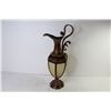 Image 5 : Leather Wrapped Bottle - Tea Light Vase (damaged)