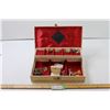 Image 1 : Vintage Jewelry Box & Jewelry