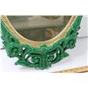 Image 2 : Vintage Green & Gold Mirror