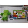Image 2 : Candy Land, Leap Frog Game Lot, Frog Stuffy