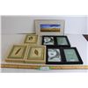 Image 1 : (4) Art Pieces, (2) Picture Frames