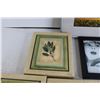 Image 5 : (4) Art Pieces, (2) Picture Frames