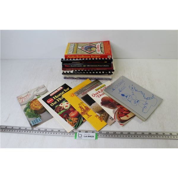 (9) Cook Books - Assorted Recipe Booklets