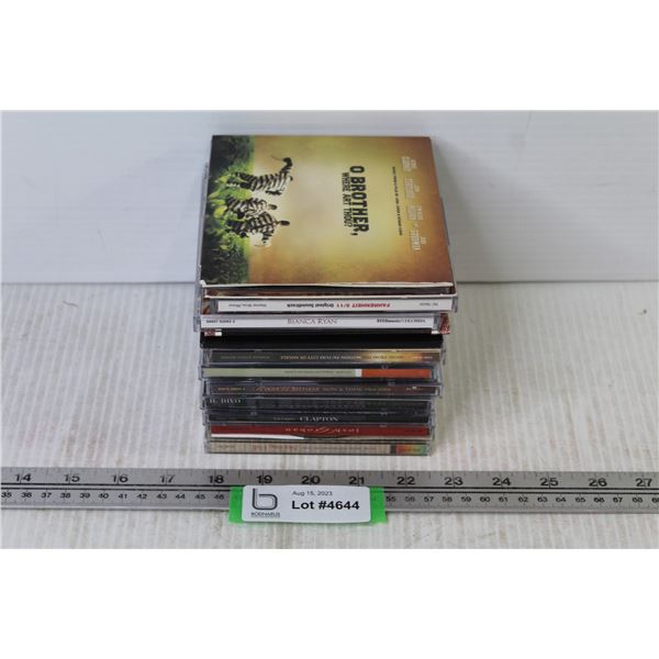 (12) CDs - Soft Rock - Dance - Church - Movie