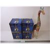 Image 1 : (4) Decoration Lights and tin Giraffe
