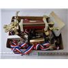 Image 1 : Assorted Sports Trophies and Medals