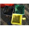 Image 3 : (3) Plastic Milk Crates (Off-Site)