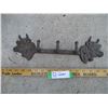 Image 1 : Metal Coat Hook Bar w/ Cows (14" Long) (Off-Site)