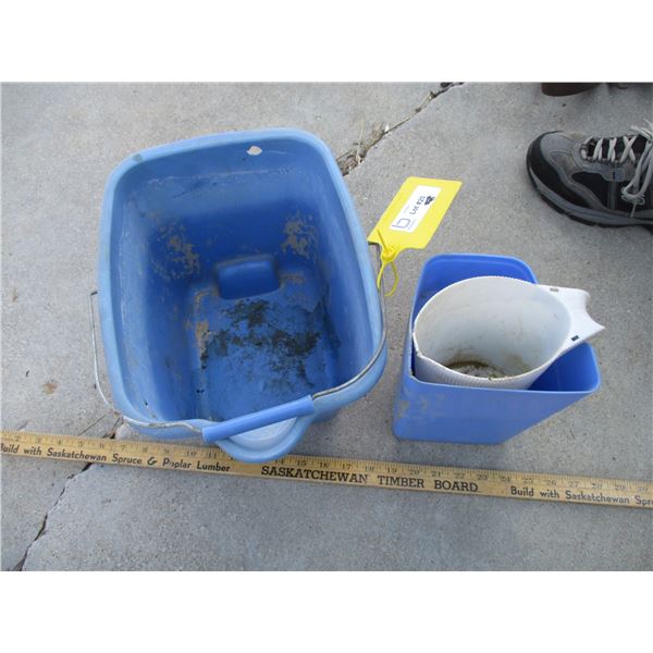 (2) Feed Pitcher, Bucket, and Misc. (Off-Site)