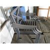 Image 3 : (4) Iron Patio Chairs (Off-Site)