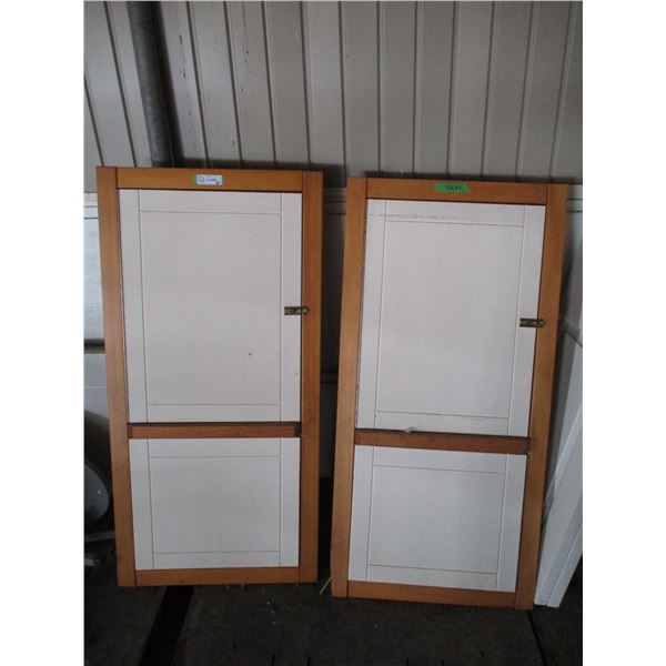(2) 2-Door Cupboards (Off-Site)