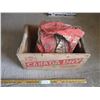 Image 1 : Canada Dry Wooden Crate + 1/2 Bag of Concrete (Off-Site)