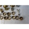 Image 2 : Assorted Brass Decor and Items