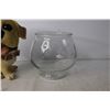 Image 2 : Fish Bowl and Ceramic Dog Figure