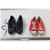 Image 1 : (2) Pair of Shoes Size 7.5 Women's -- Puma and Converse