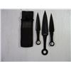 Image 3 : Ninja 3 Piece Throwing Knives with Nylon Pouch