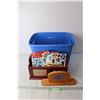 Image 1 : Letter Organizer, Stickers and Misc. in Tote