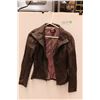 Image 1 : *Danier Brown Genuine Leather Jacket - Size 2XS, Smells Like Smoke