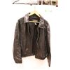 Image 1 : *Banana Republic Genuine Leather Jacket - Size L, Smells Like Smoke