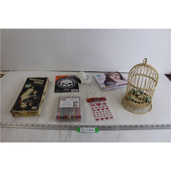 Bird Cage with Seashells, Master Mind Game, Misc.