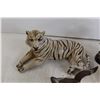 Image 2 : Misc. Wildlife Figurine Decor - Zebra is 3-Legged, Eagle Wing is Repaired