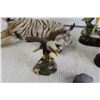 Image 3 : Misc. Wildlife Figurine Decor - Zebra is 3-Legged, Eagle Wing is Repaired