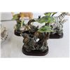 Image 6 : Misc. Wildlife Figurine Decor - Zebra is 3-Legged, Eagle Wing is Repaired