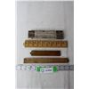 Image 1 : (4) Folding Rulers