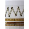Image 6 : (4) Folding Rulers