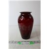 Image 1 : Red Glass Vase