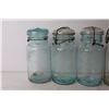 Image 3 : (4) Perfect Seal Glass Mason Jars