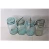 Image 4 : (4) Perfect Seal Glass Mason Jars